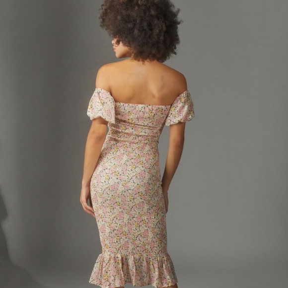 Off the shoulder midi dress - Picture 4 of 4